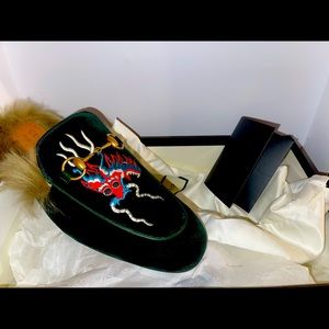Velluto Marmara Dragon Slippers